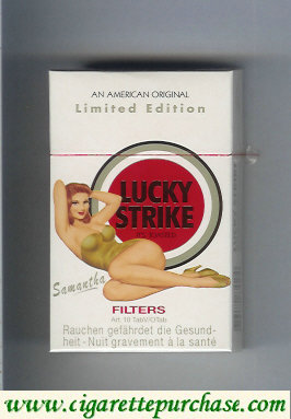 Lucky Strike Filter Samantha cigarettes hard box